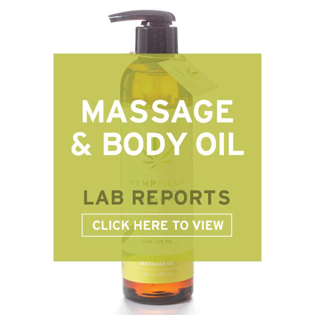 CBD Massage Body Oil | Lab Reports | Hempfield Botanicals