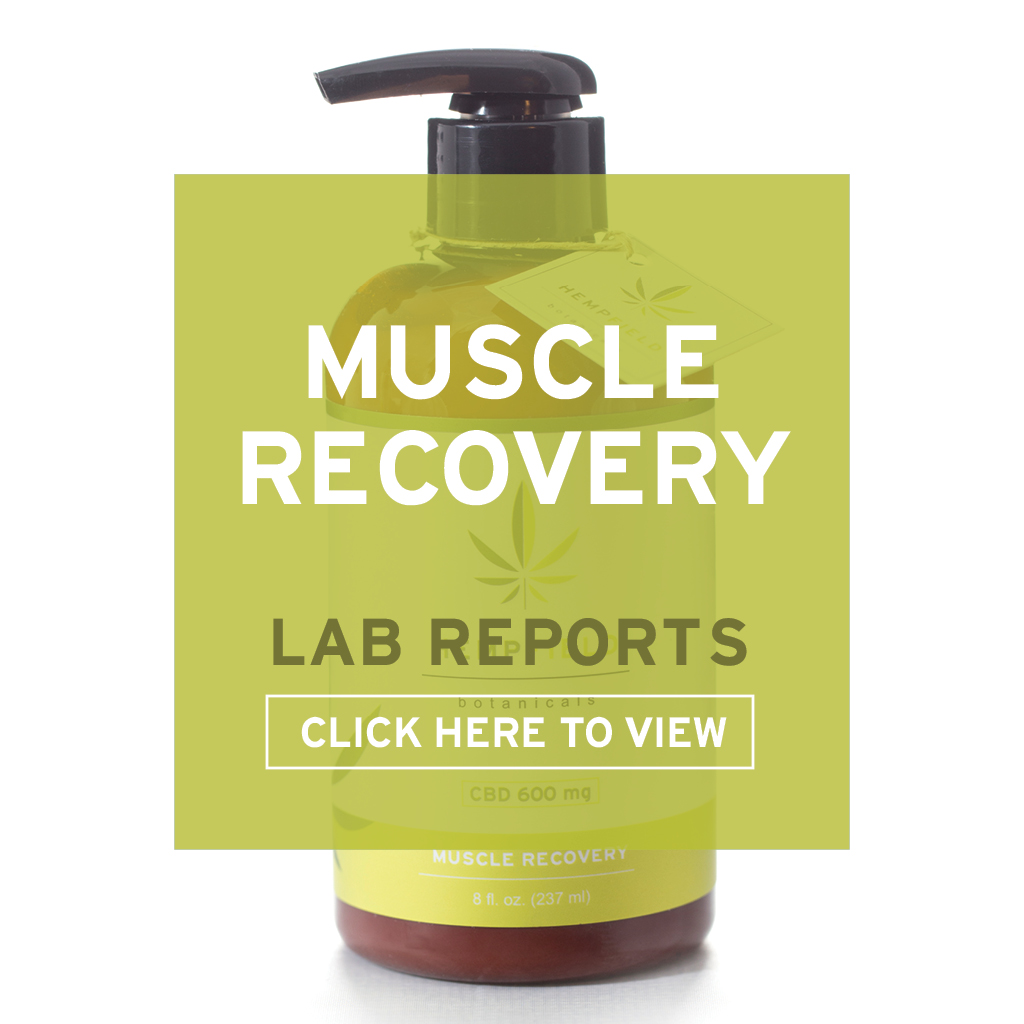 Muscle Recovery CBD | Lab Reports | Hempfield Botanicals