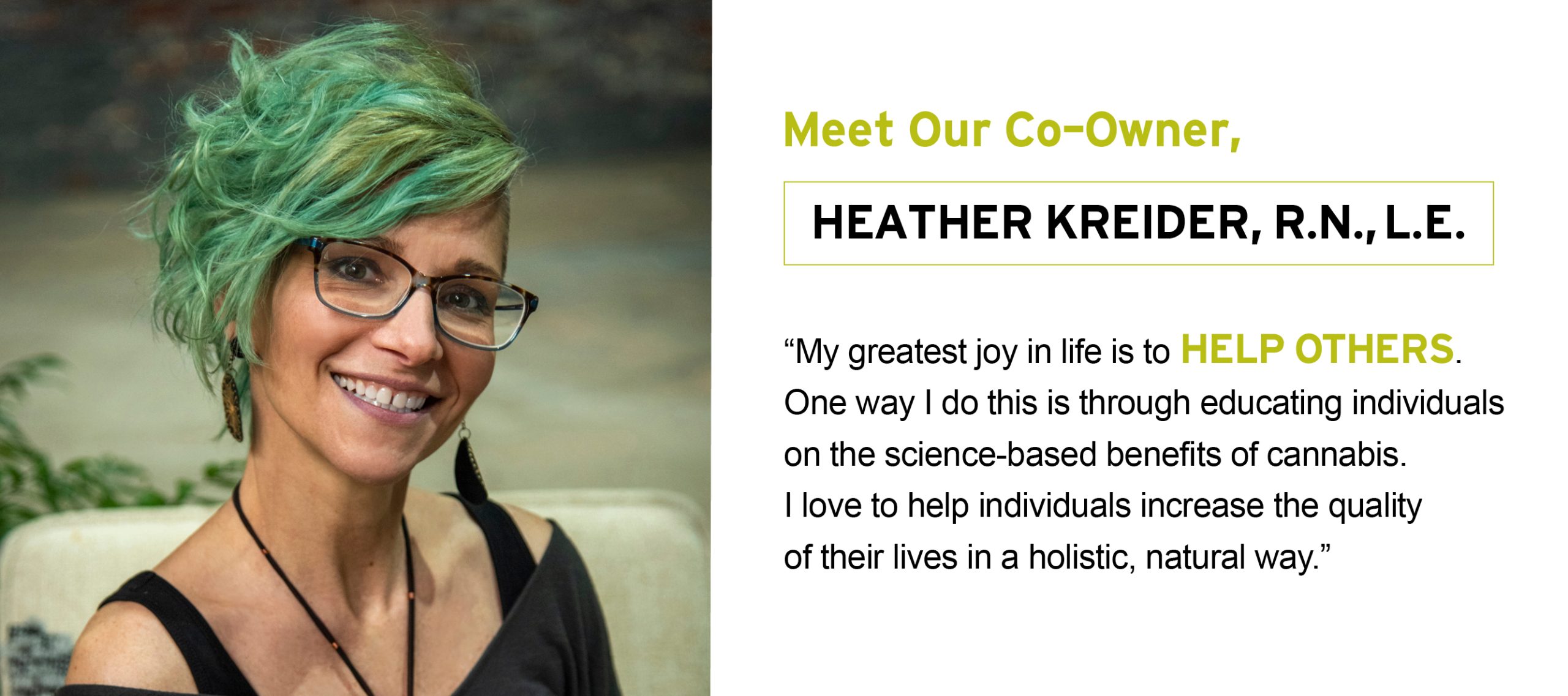 Heather Kreider, Registered Nurse | PA Medical Marijuana Consultations 