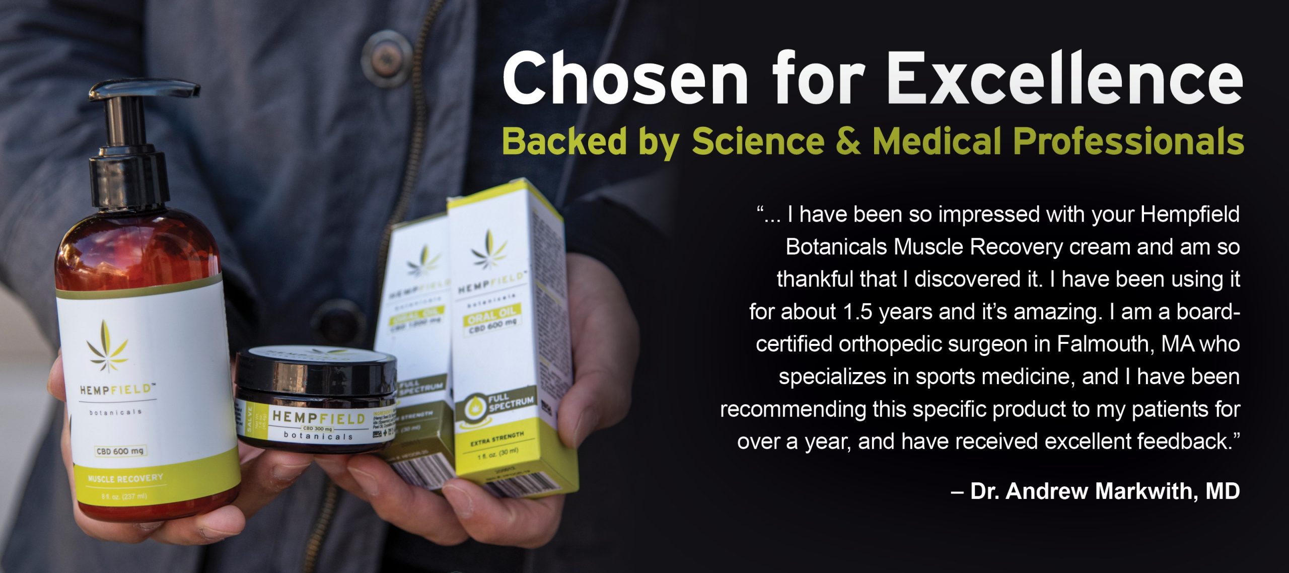 Chosen for Excellence. Backed by Science & Medical Professionals | Hempfield Botanicals