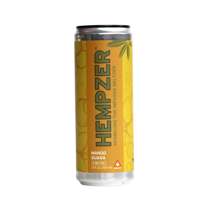 Hempzer THC Seltzer | Mango Guava Seltzer | Hempfield Botanicals | Hempfield Apothetique | Lancaster PA