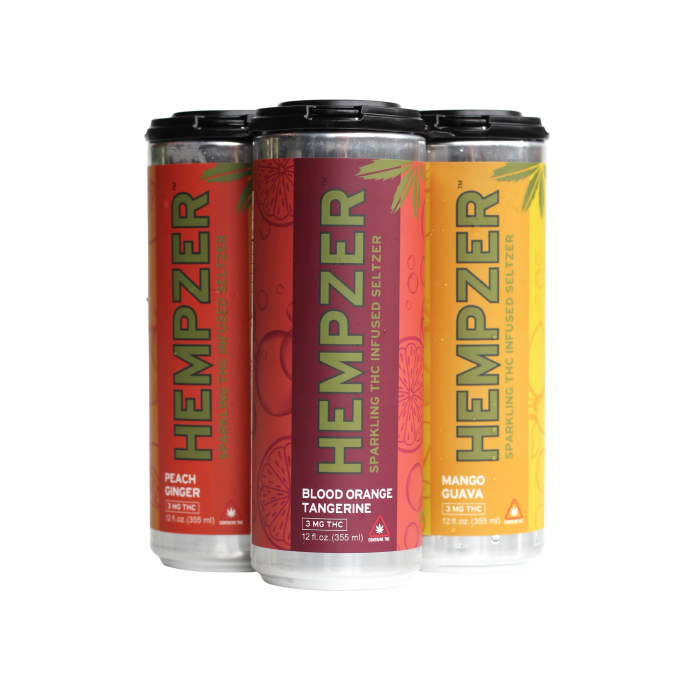Hempzer THC Seltzer Four-Pack | Hempfield Botanicals | Hempfield Apothetique